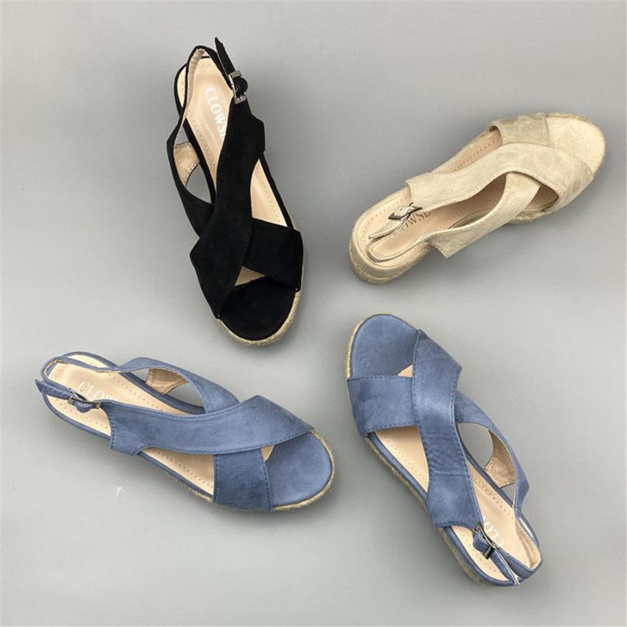 レディース サンダル 草編み 7cmヒール 歩きやすい 痛くない 厚底 春  