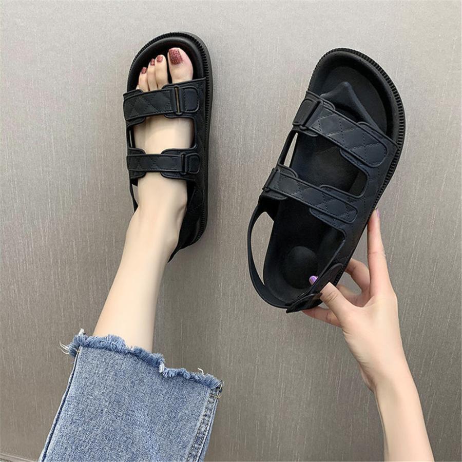 レディース サンダル ブラック可愛い靴 シューズ レディース サンダル カジュアル 春 夏 ビーチ レディースシューズ 靴