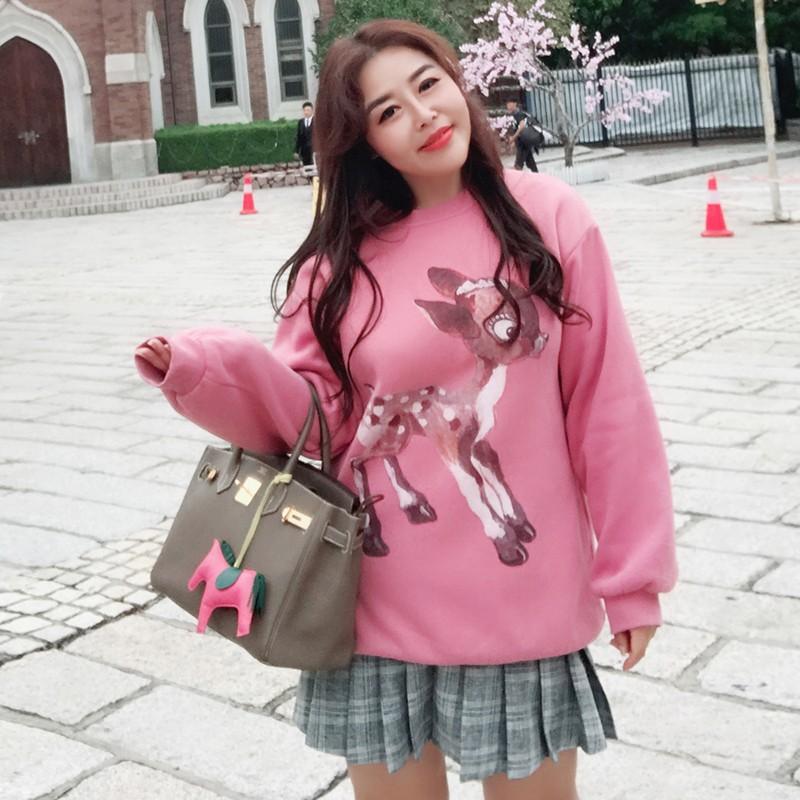 大きいサイズ レディース バンビ フラワー トレーナー XL〜6XL相当 LL