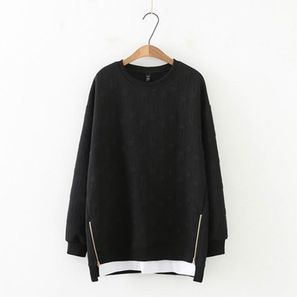 大きいサイズ レディース うさぎ 版押し カットソー トレーナー XL 