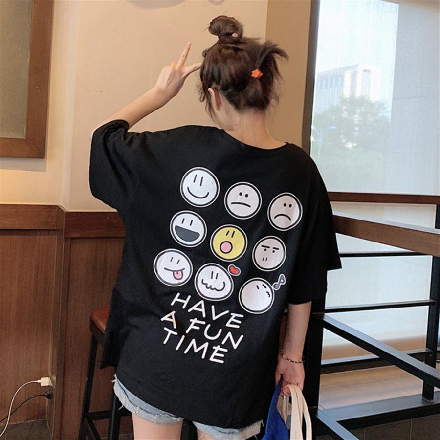 45R 　Tシャツ　かわいい笑顔45Rがついてる　今日は天気　サイズMだが大きめ 45R Tシャツ かわいい笑顔45Rがついてる 今日は天気 サイズMだが