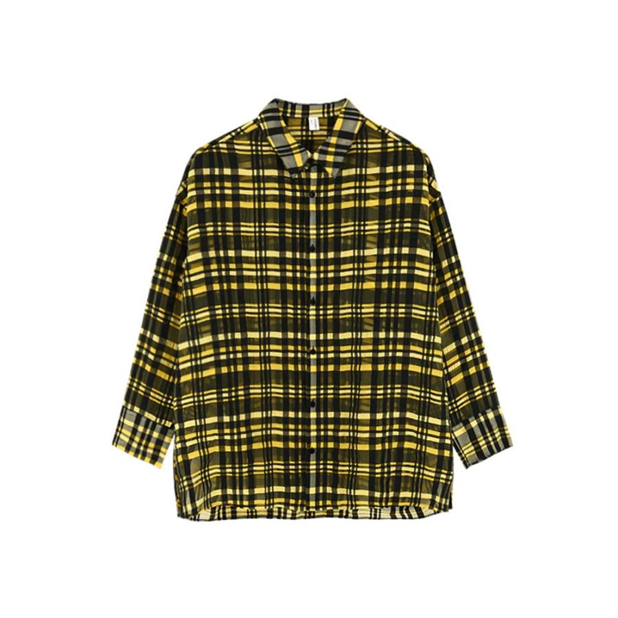 大きいサイズ  レディース 格子 ワイシャツ S〜3XL LL 2L 3L 4L 春秋冬 トップス 長袖 シャツ 大きいサイズ レディース 格子 ワイシャツ S〜3XL LL 2L 3L 4L