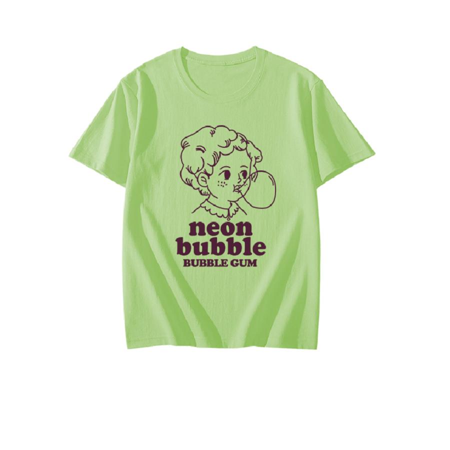 大きいサイズ レディース Tシャツ チューインガム 女の子 イラスト