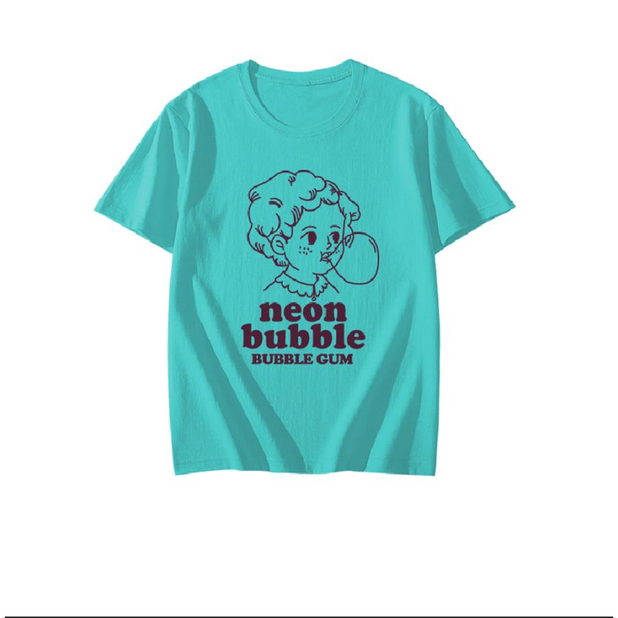 大きいサイズ レディース Tシャツ チューインガム 女の子 イラスト