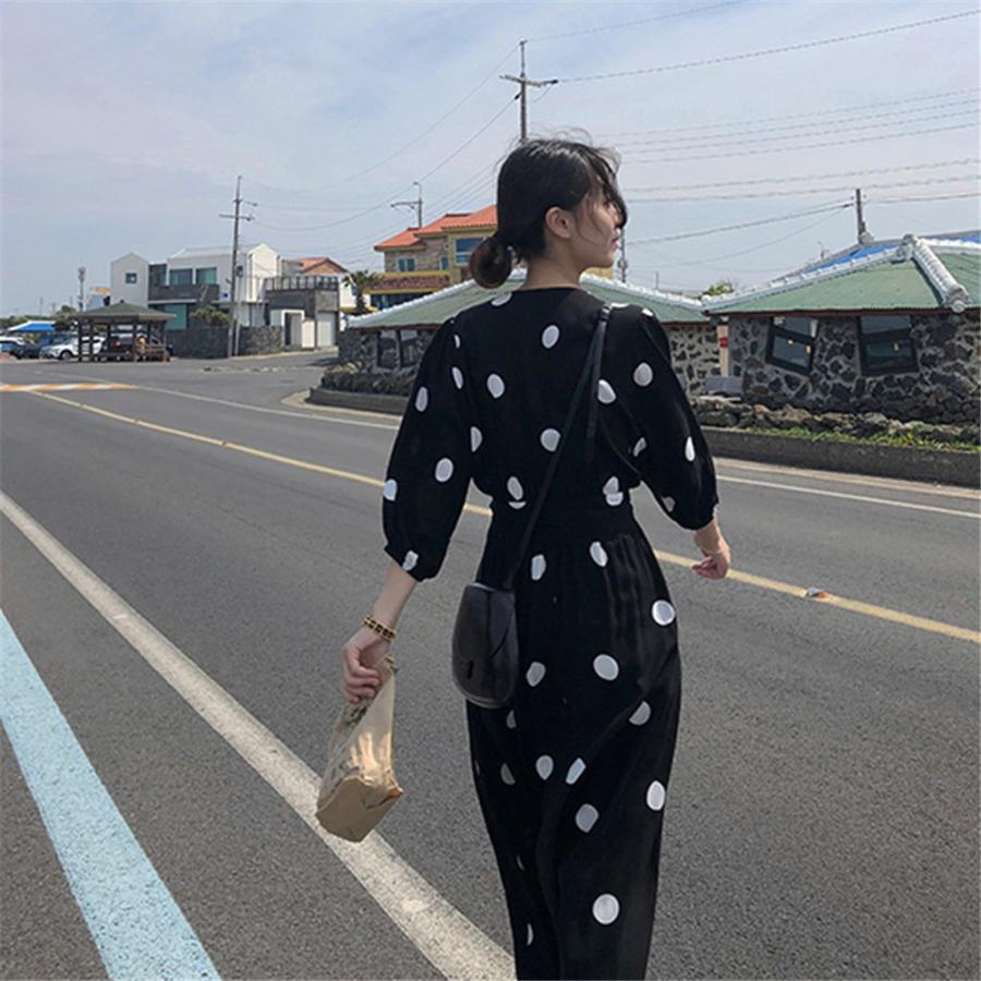 大きいサイズ レディース 水玉 ワンピース M〜4XL L LL 2L 3L 4L 大きいサイズ レディース 水玉 ワンピース M〜4XL L LL 2L 3L 4L