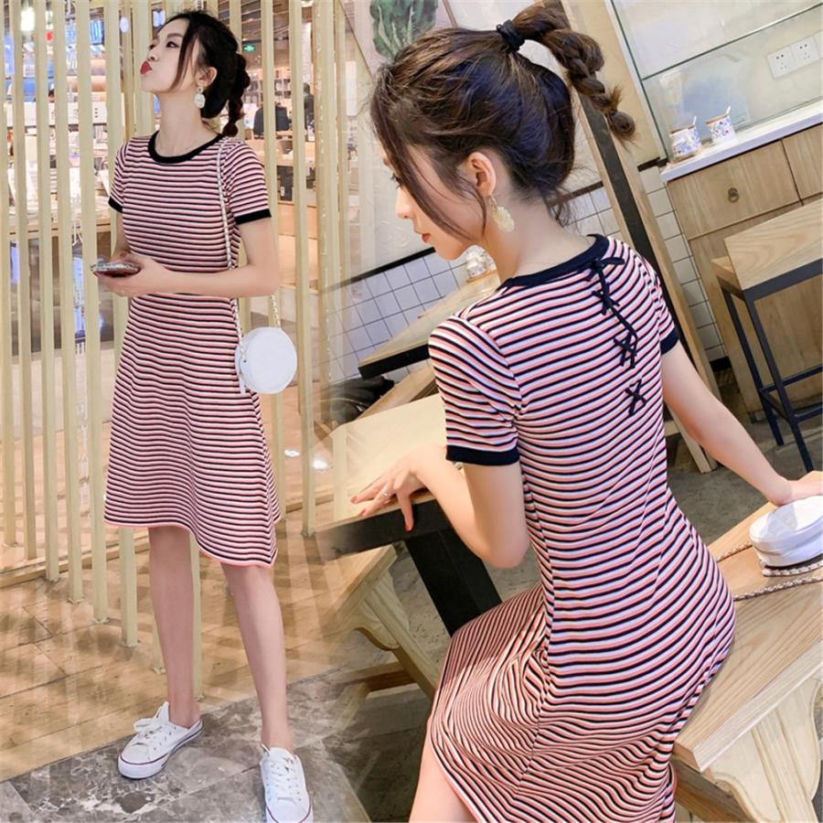 大きいサイズ ワンピース レディース ボーダー ピンク シャツワンピース かわいい 大人女子 Xl 5xl Ll 2l 3l 4l 5l6l 春夏 半袖 Pwp 0157 A Puni Masyu Mon Cheri 通販 Yahoo ショッピング