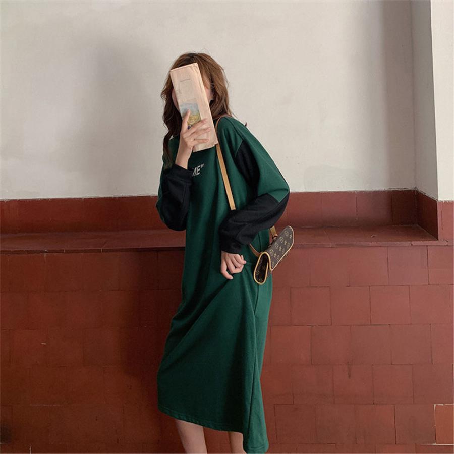 大きいサイズ レディース ワンピース スウェットワンピース スポーツ風