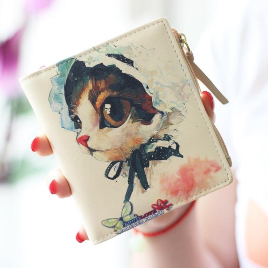 財布　サイフ さいふ 手軽　レディース　コンパクト　二つ折り　カード収納　人気　コインポケット　折財布 : A PUNI MASYU mon  cheri - 通販 - Yahoo!ショッピング