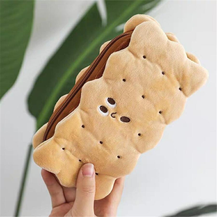 ペンケース 筆箱 ポーチ クッキー 縫いぐるみ 男女 キッズ インスタ