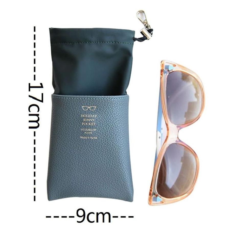 メガネケース シンプル ホルダー付き 収納 サングラス ケース 眼鏡