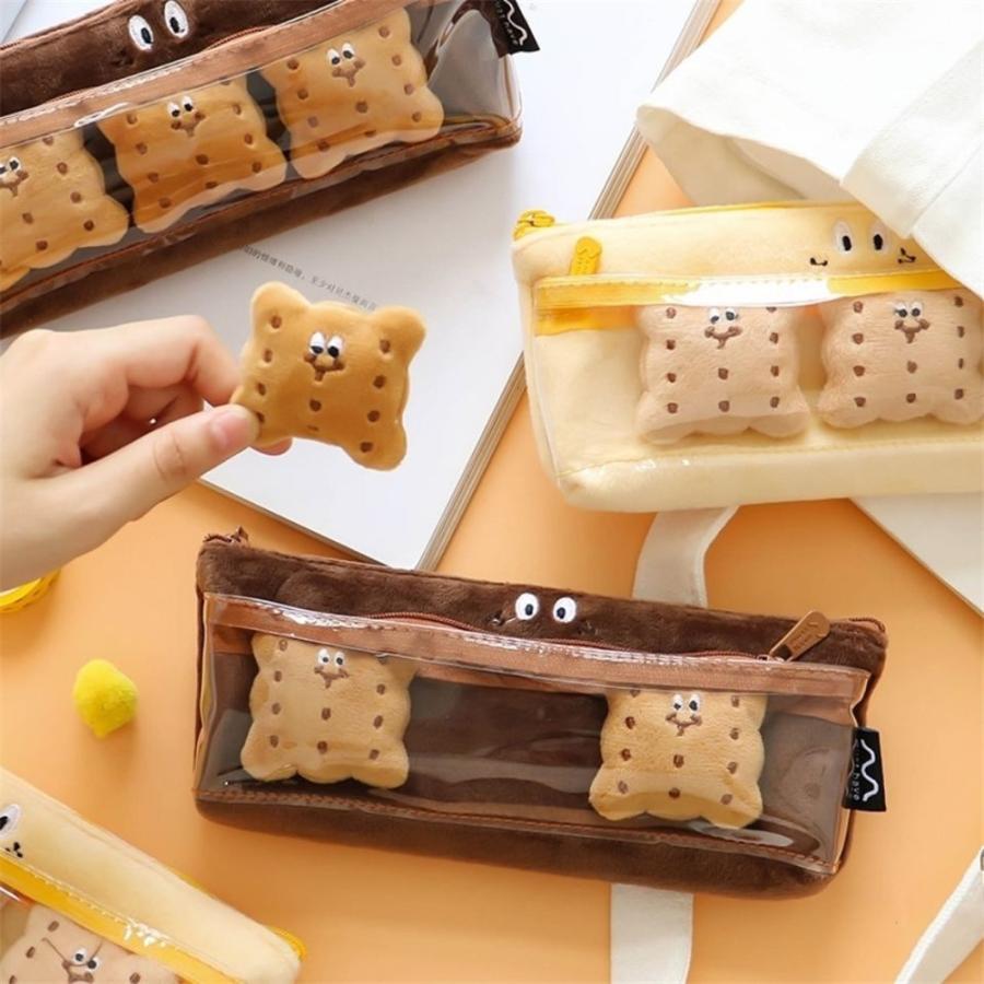 Off ペンケース 筆箱 ポーチ 大容量 クッキー キッズ インスタ映え 文房具 高校生 中学生 人気 おもしろ 可愛い 入学祝い 卒業式 ギフト Materialworldblog Com