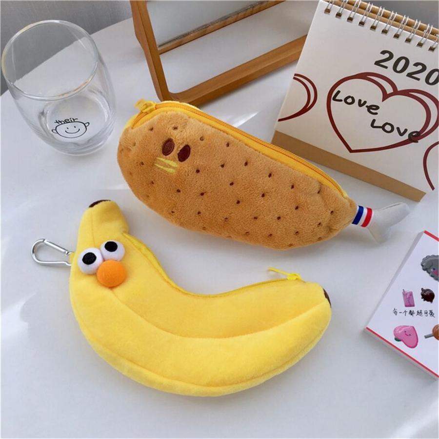 ペンケース 筆箱 ポーチ 個性 とりのもも バナナキッズ インスタ映え