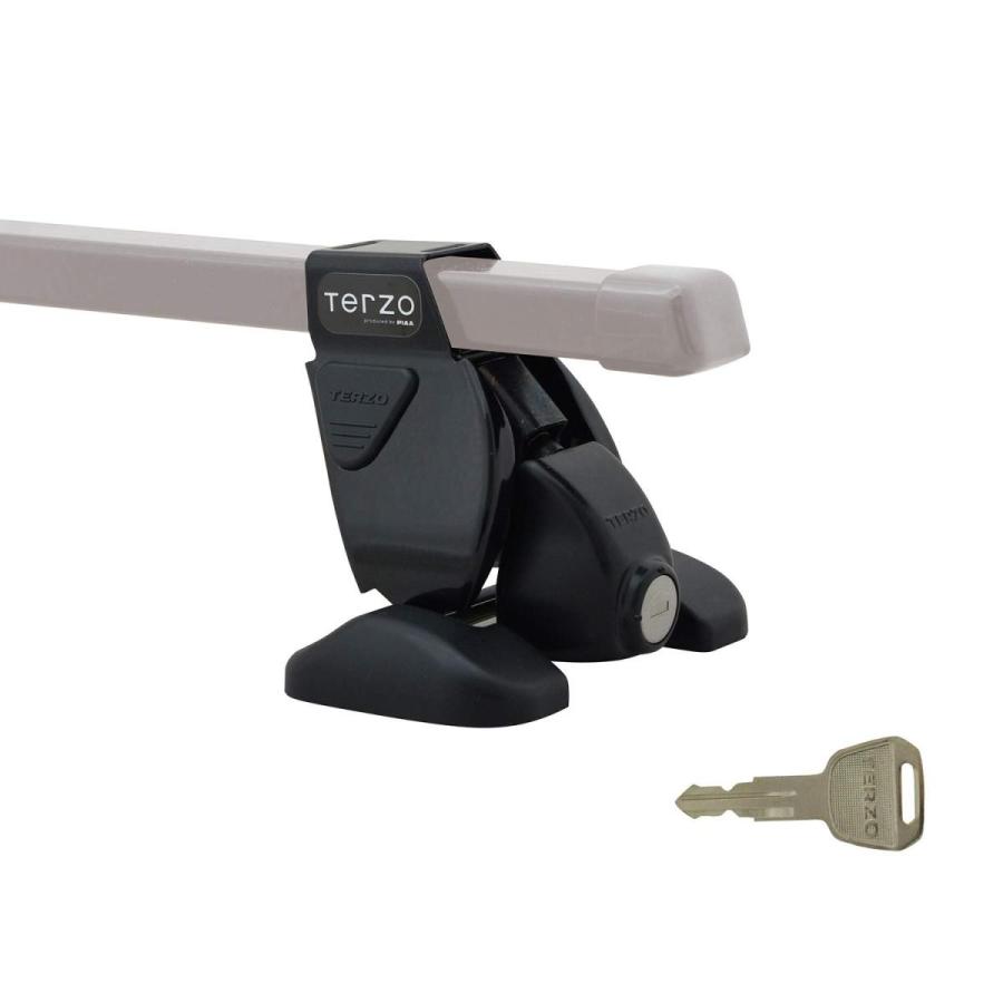 Terzo ベースキャリア フット 4個入 ルーフオンタイプ ブラック ロック付 Ef37 Bushchicken Com