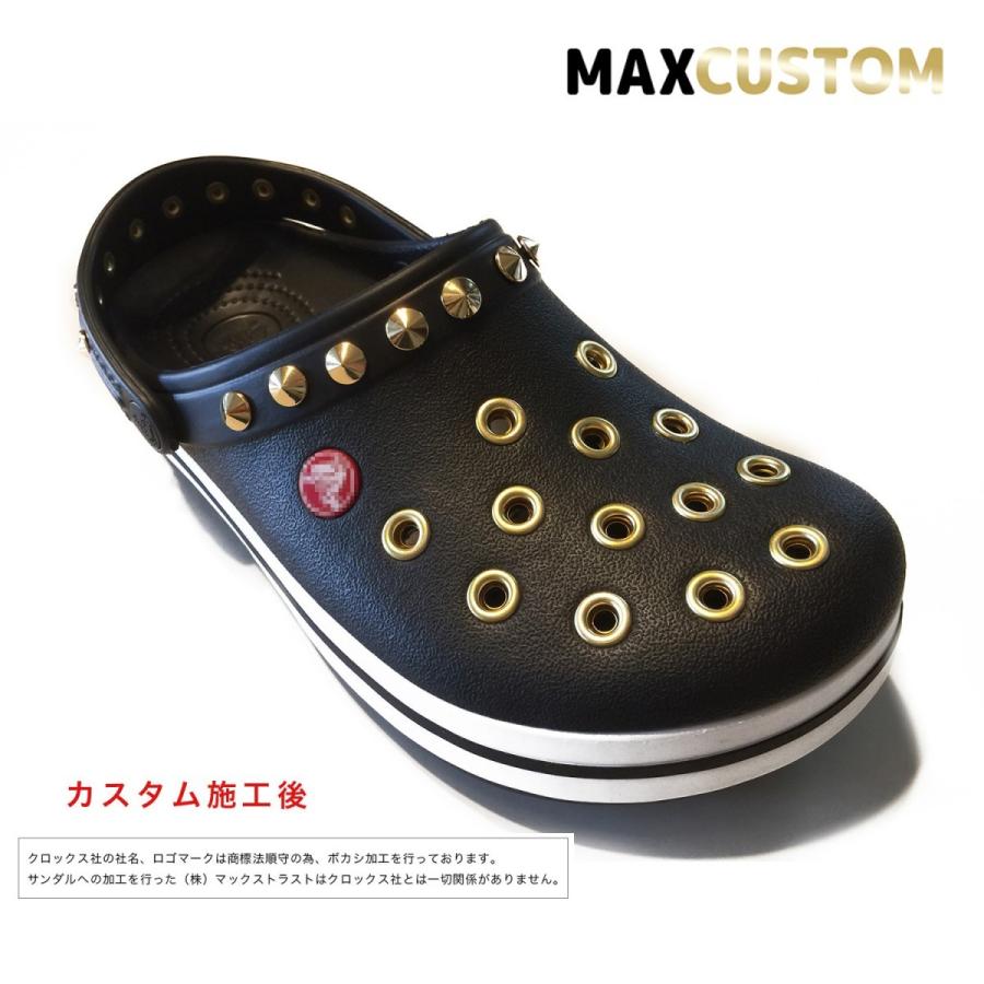 クロックス パンク カスタム クロックバンド 純金メッキ加工 黒 ブラック crocs custom サンダル メンズ レディース :black- band-gold:crocs カスタム専門店 MAXCUSTOM - 通販 - Yahoo!ショッピング クロックス パンク カスタム クロックバンド 純金メッキ加工 黒 ブラック crocs custom サンダル メンズ レディース :black- band-gold:crocs カスタム専門店 MAXCUSTOM - 通販 - Yahoo!ショッピング