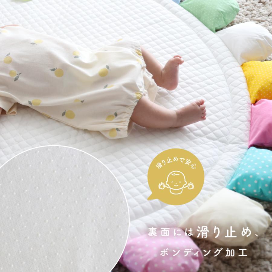 PUPPAPUPO サニーマット ベビー フラワー ラグマット 花びら