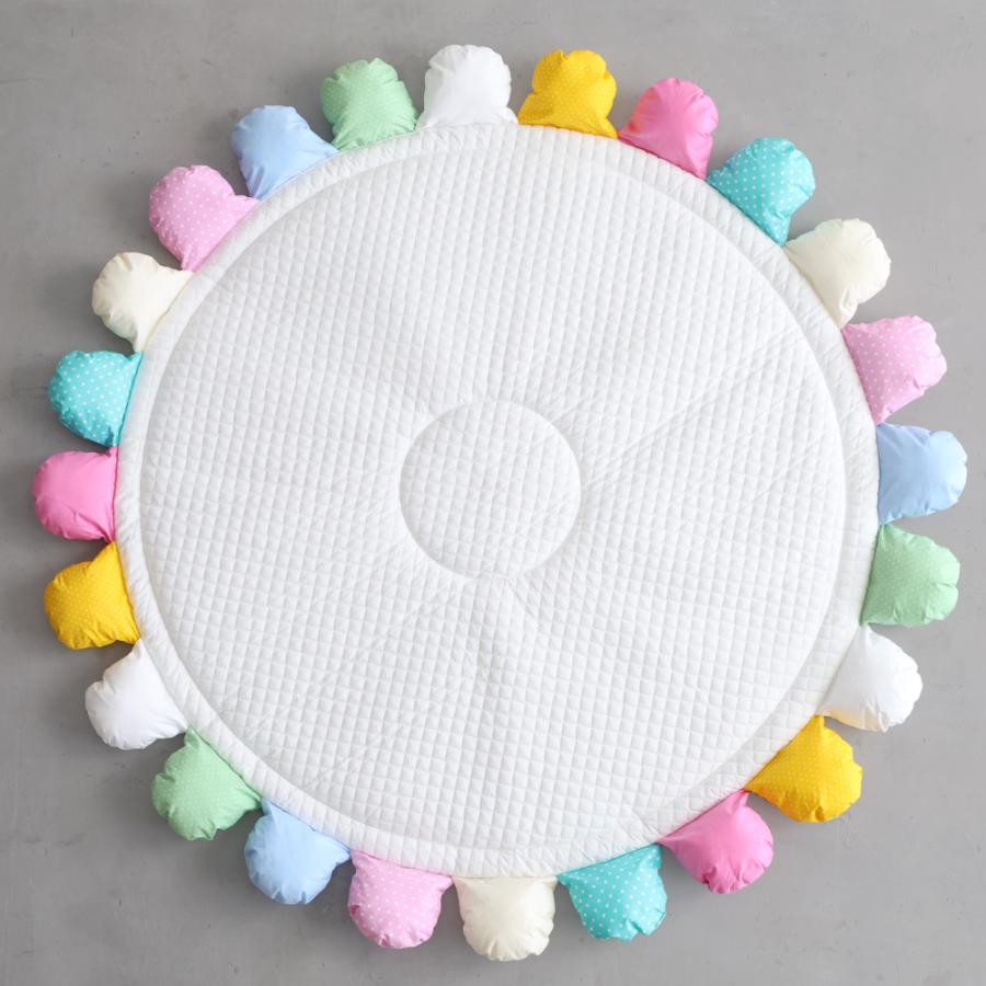 PUPPAPUPO サニーマット ベビー フラワー ラグマット 花びら