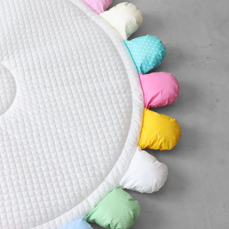 PUPPAPUPO サニーマット ベビー フラワー ラグマット 花びら 月齢フォト ごろ寝 寝相 アート プレイマット ベビーマット 赤ちゃん 出産祝い プッパプーポ | PUPPAPUPO | 04