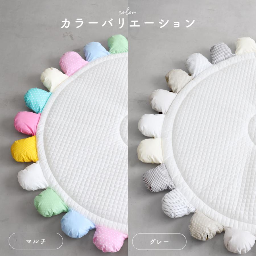PUPPAPUPO サニーマット ベビー フラワー ラグマット 花びら