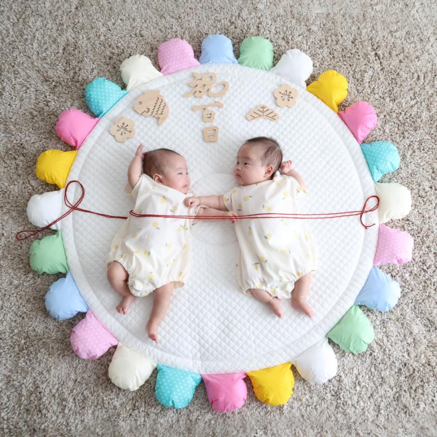 PUPPAPUPO サニーマット ベビー フラワー ラグマット 花びら