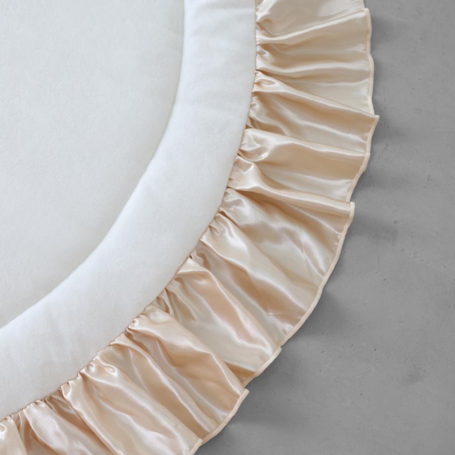 PUPPAPUPO サニーマット フリル ベビー ラグ マット 月齢フォト ごろ寝 寝相 アート プレイマット 赤ちゃん 出産祝い プレゼント 円形 ギフト プッパプーポ | PUPPAPUPO | 04