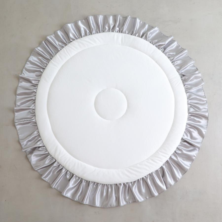 PUPPAPUPO サニーマット フリル ベビー ラグ マット 月齢フォト ごろ寝 寝相 アート プレイマット 赤ちゃん 出産祝い プレゼント 円形 ギフト プッパプーポ | PUPPAPUPO | 05