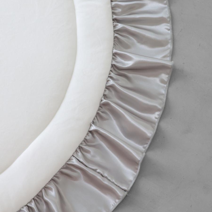 PUPPAPUPO サニーマット フリル ベビー ラグ マット 月齢フォト ごろ寝 寝相 アート プレイマット 赤ちゃん 出産祝い プレゼント 円形 ギフト プッパプーポ | PUPPAPUPO | 06