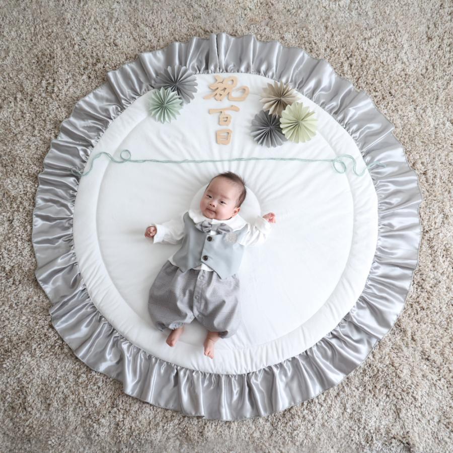 PUPPAPUPO（プッパプーポ） サニーマット フリル ベビー ラグ マット