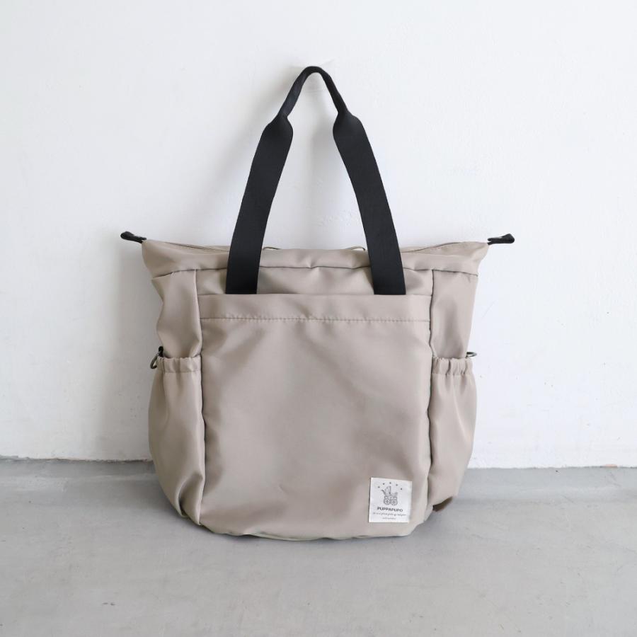 PUPPAPUPO マザーズバッグ Casual 2way 22L リュック マザーズリュック 2WAY バッグ 出産準備 トート 背面ポケット 大容量 軽量 メンズ 撥水 プッパプーポの画像