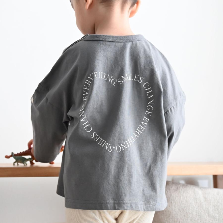 PUPPAPUPO（プッパプーポ） 【春夏】 オーバーサイズ 長袖 Tシャツ 綿
