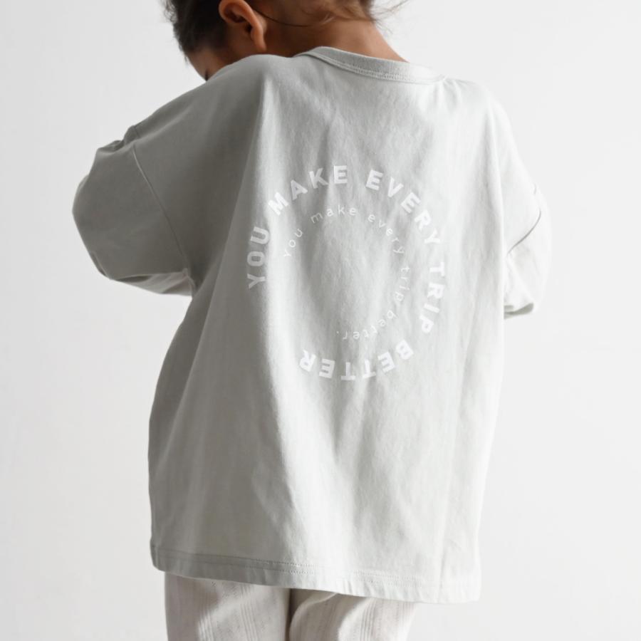 PUPPAPUPO（プッパプーポ） 【春夏】 オーバーサイズ 長袖 Tシャツ 綿 