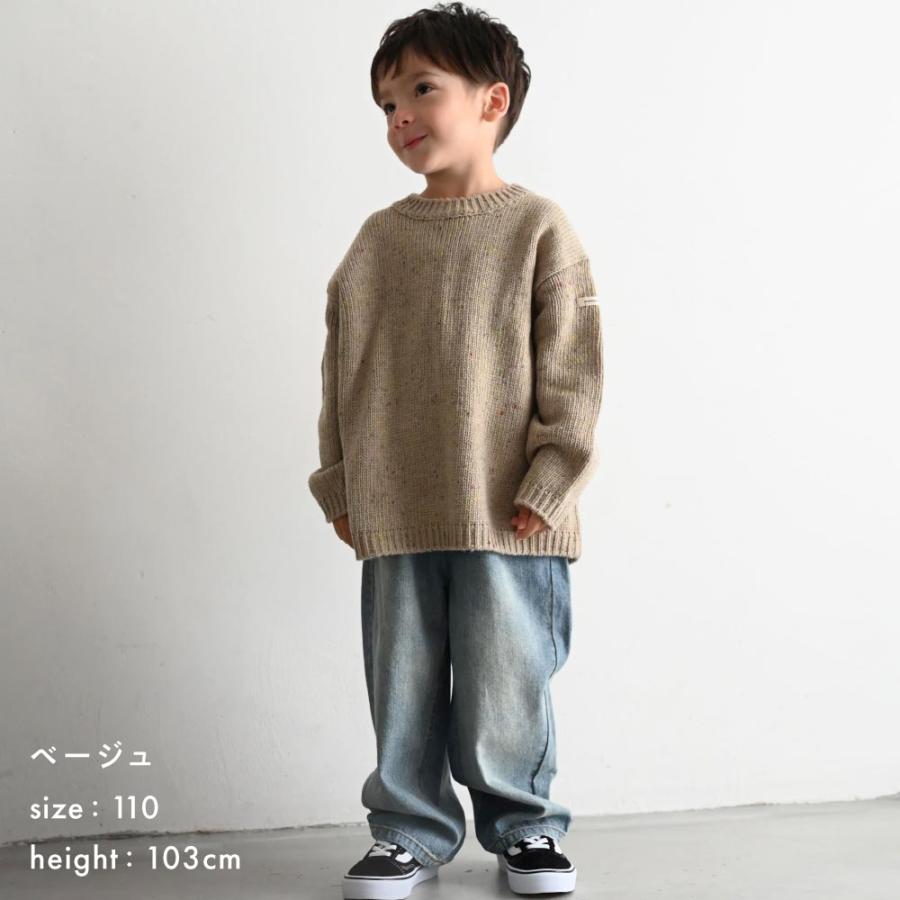 PUPPAPUPO（プッパプーポ） ニット セーター カラーネップ 無地