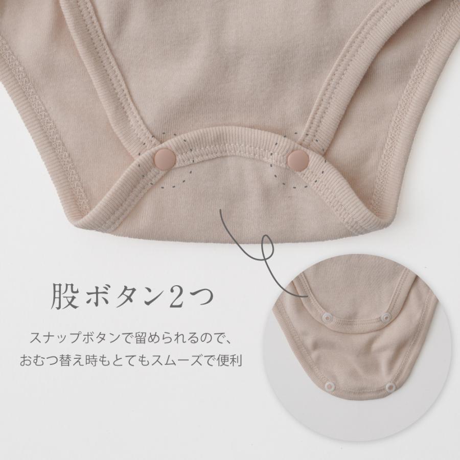 PUPPAPUPO（プッパプーポ） 肌着 ロンパース ベビー肌着 3枚組 綿100 