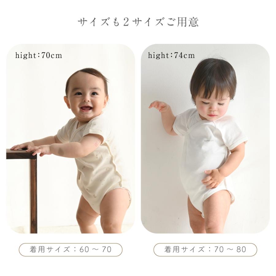 PUPPAPUPO（プッパプーポ） 肌着 ロンパース ベビー肌着 3枚組 綿100 