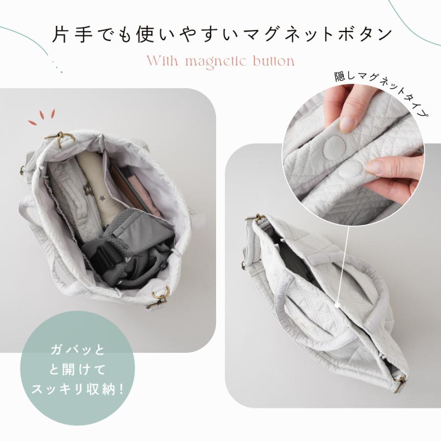 PUPPAPUPO（プッパプーポ） PUPPAPUPO 2way マザーズバッグ ヌビ