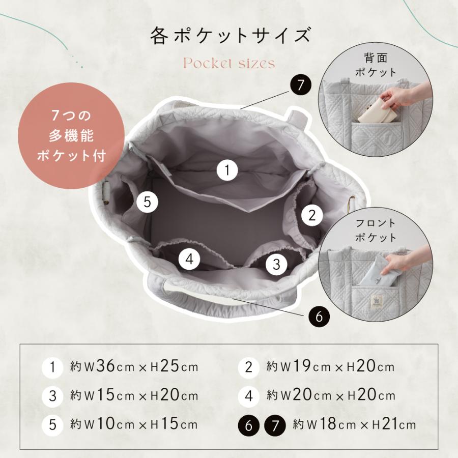 PUPPAPUPO（プッパプーポ） PUPPAPUPO 2way マザーズバッグ ヌビ