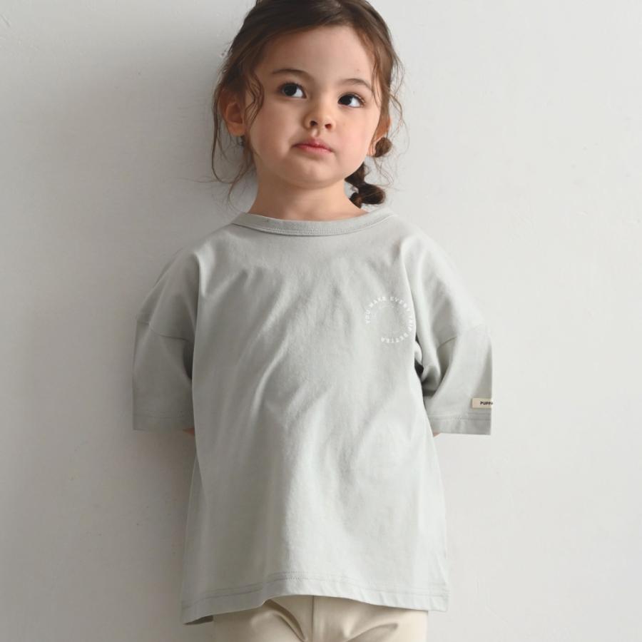 PUPPAPUPO（プッパプーポ） オーバーサイズ 半袖 Tシャツ 綿100