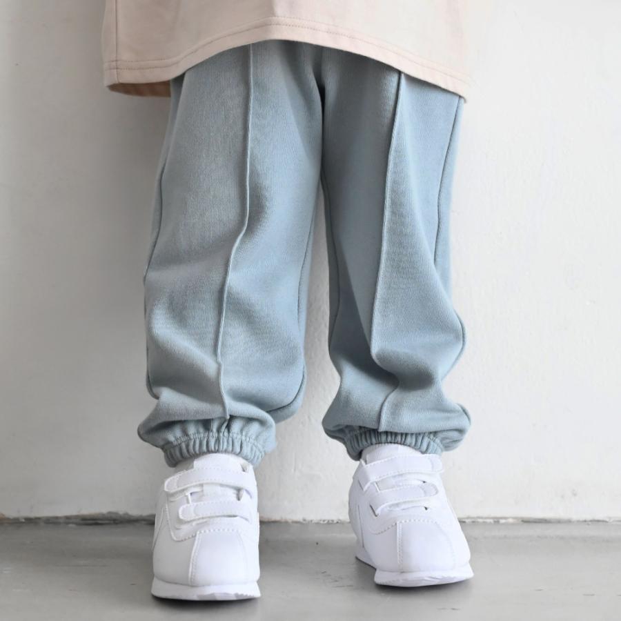 PUPPAPUPO（プッパプーポ） ピンタック ジョガー パンツ 綿100% 無地