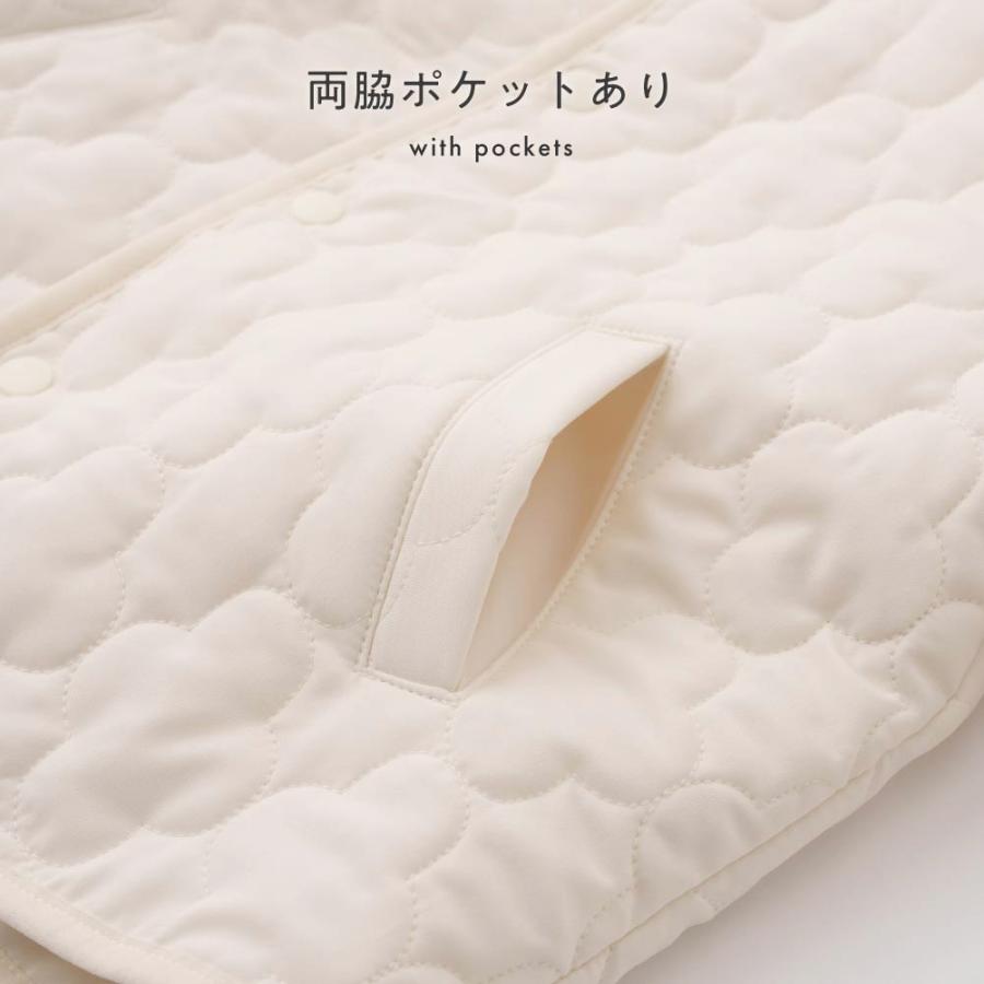 PUPPAPUPO（プッパプーポ） 【撥水】 洗える ノーカラー キルティング