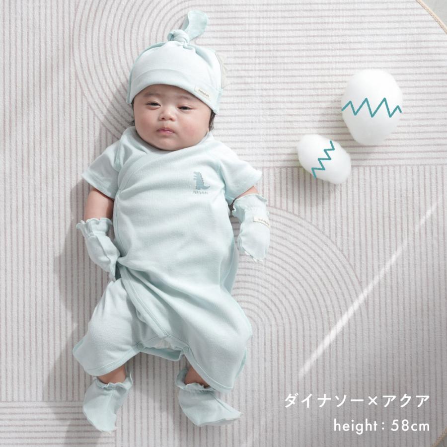 PUPPAPUPO（プッパプーポ） ニューボーン 4点セット フライス 綿100 
