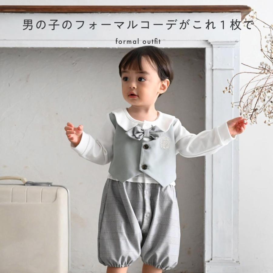Popelin セレモニーロンパース 12-18m 【公式通販】