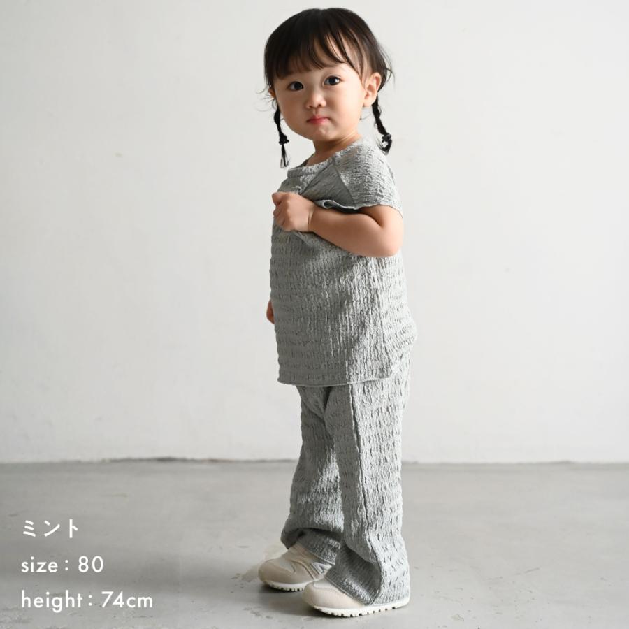 PUPPAPUPO（プッパプーポ） セットアップ ノースリーブ パンツ 楊柳
