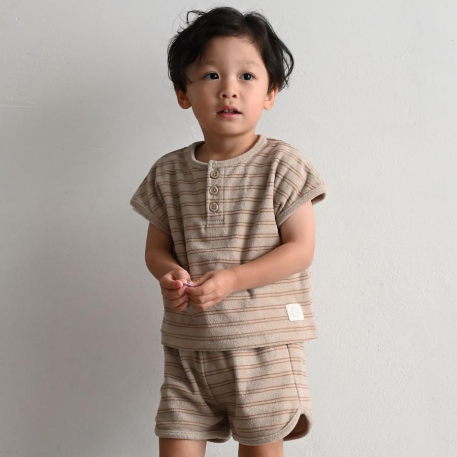 ヒスミニ セットアップ 半袖 半ズボン キッズ 100 PUPPAPUPO（プッパプーポ） セットアップ 半袖 Tシャツ ショートパンツ