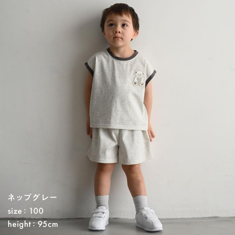 PUPPAPUPO（プッパプーポ） セットアップノースリーブ ショートパンツ