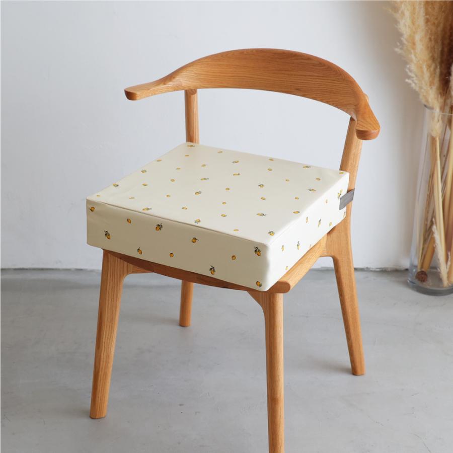 お子様用 お食事クッション レモン チェリー チェアクッション 座布団 高品質 椅子 調節 子供 ベビーチェア 高さ キッズチェア
