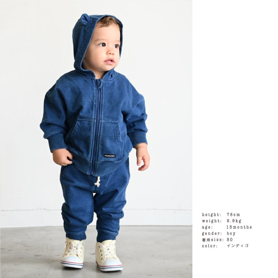 ニットデニム スウェットパンツ ジョガーパンツ 60 70 80 90 ベビー服 子供服 ボトムス 長ズボン シンプル かわいい 男の子 女の子 Puppapupo 通販 Yahoo ショッピング