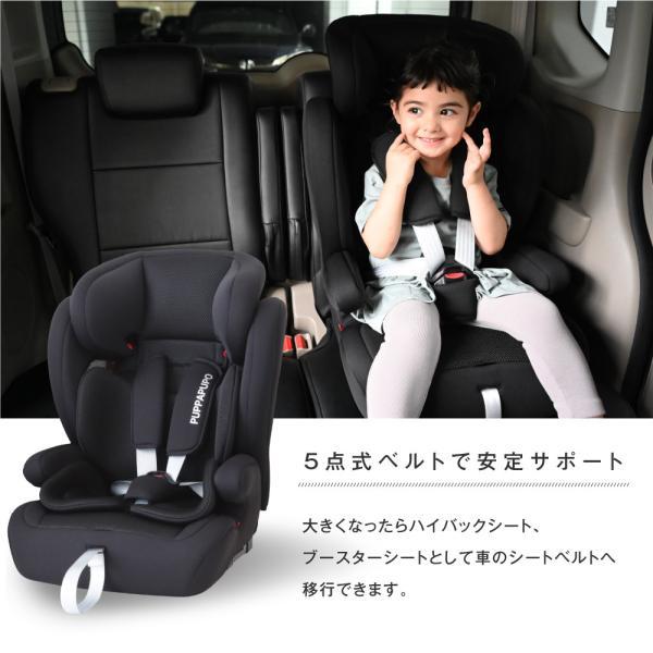 PUPPAPUPO ジュニアシート ISOFIX  チャイルドシート ハイバックシート プッパプーポ｜puppapupo｜06