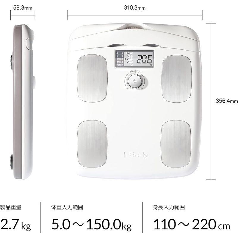インボディ(InBody)体組成計 InBody Dial H20N 年齢・性別に