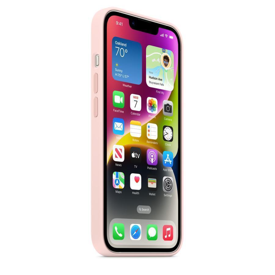 純正 iPhone 14 シリコンケース チョークピンク Chalk Pink