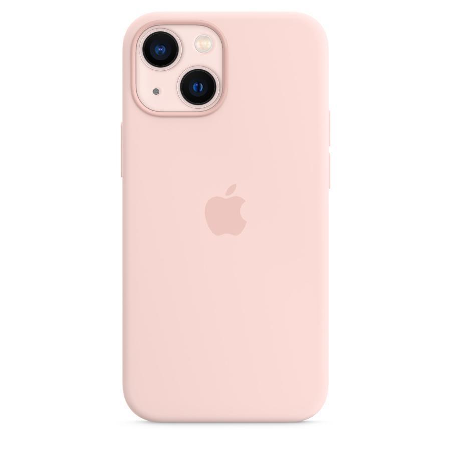 純正 iPhone13 mini シリコンケース チョークピンク MagSafe対応