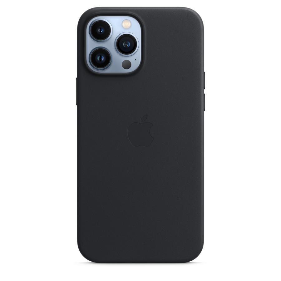 【新品】純正 iPhone 13 Pro Maxレザーケース・ミッドナイト① 純正 iPhone13 Pro Max レザーケース ミッドナイト 黒 アップル 13プロ